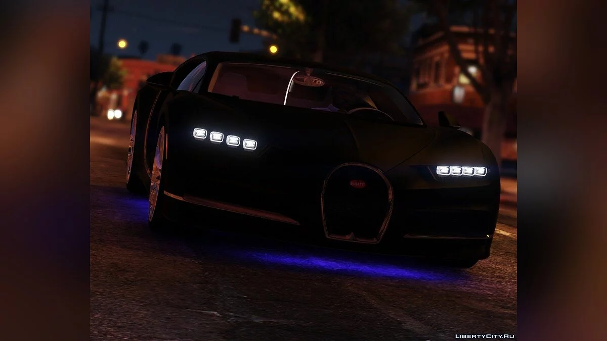 2017 Bugatti Chiron (Retexture) [Add-On / Replace | Auto Spoiler | HQ] 4.0 / GTA 5