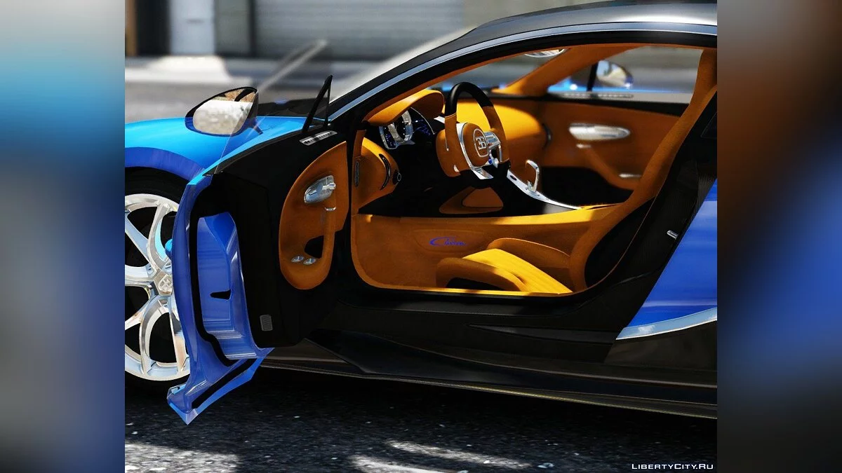 2017 Bugatti Chiron (Retexture) [Add-On / Replace | Auto Spoiler | HQ] 4.0 / GTA 5