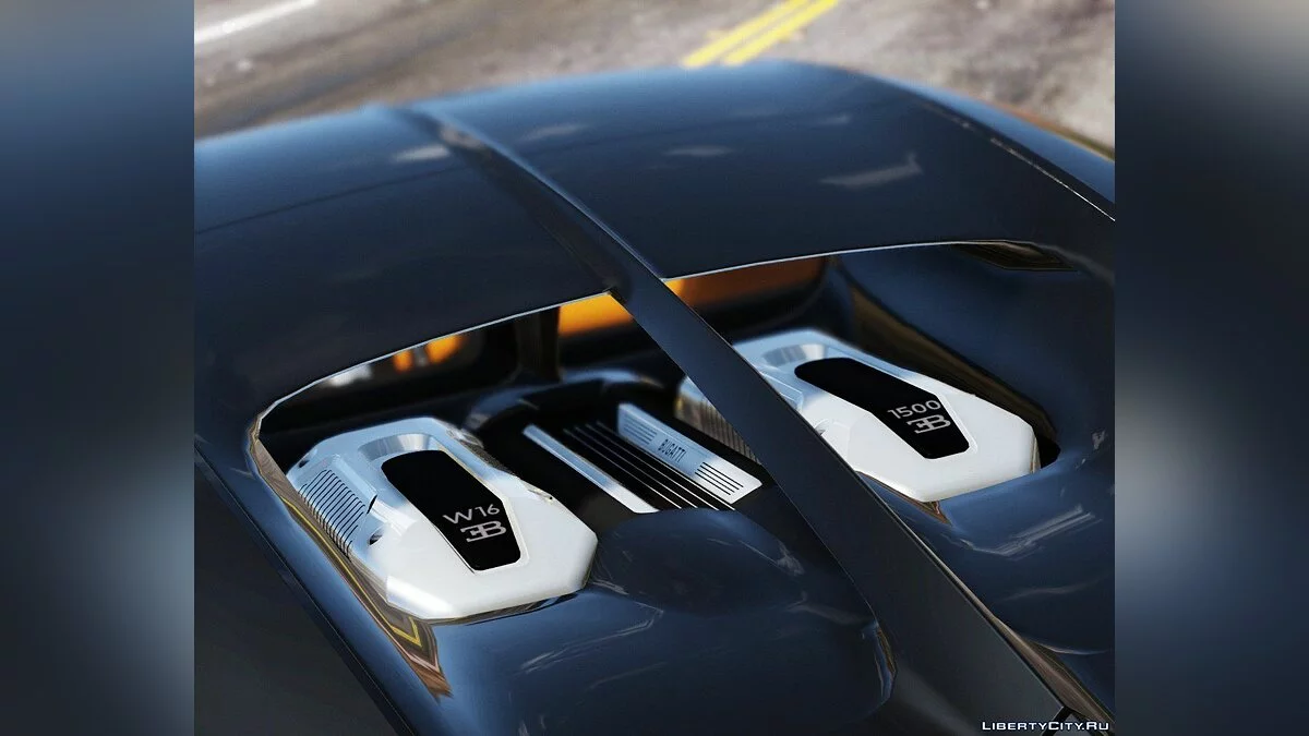 2017 Bugatti Chiron (Retexture) [Add-On / Replace | Auto Spoiler | HQ] 4.0 / GTA 5