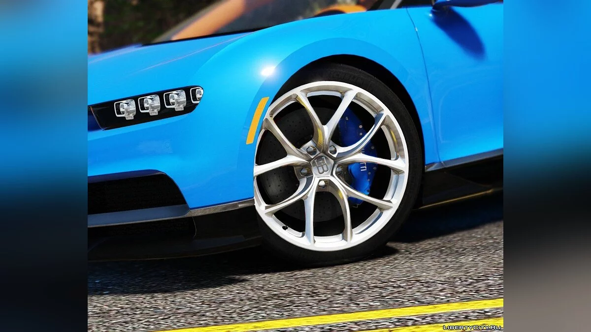 2017 Bugatti Chiron (Retexture) [Add-On / Replace | Auto Spoiler | HQ] 4.0 / GTA 5