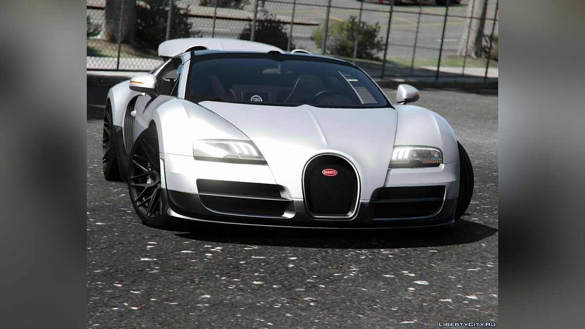 Скачать Bugatti Veyron Vitesse [Add-On | LODs | Auto-spoiler | Tuning |  Extras | Template] 2.0 для GTA 5