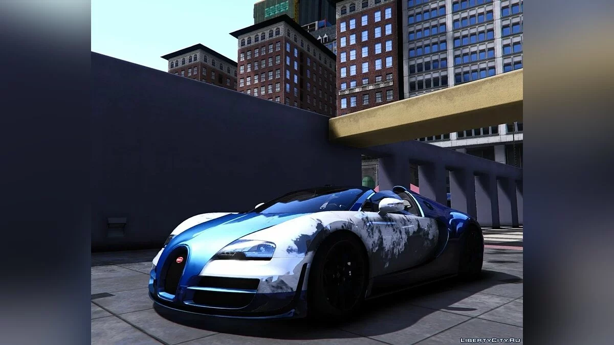 Bugatti Veyron Vitesse [Add-On | LODs | Auto-spoiler | Tuning | Extras | Template] 2.0 / GTA 5