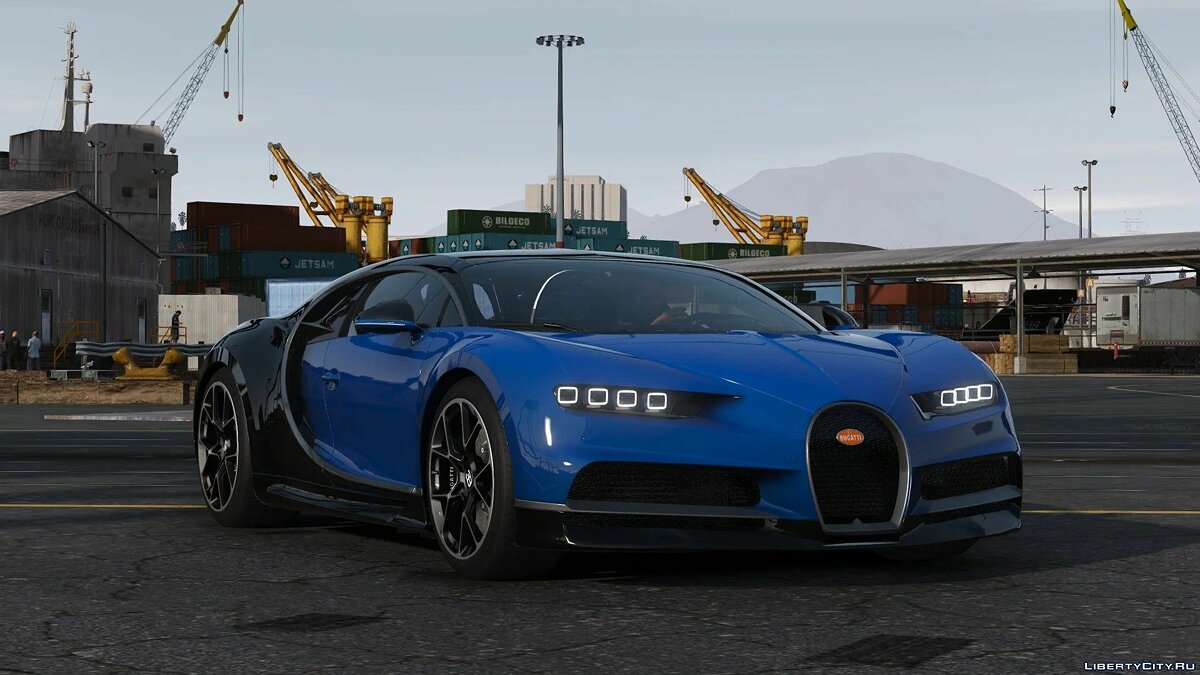 Скачать 2017 Bugatti Chiron [Add-on | Auto Spoiler | AO maps] для GTA 5