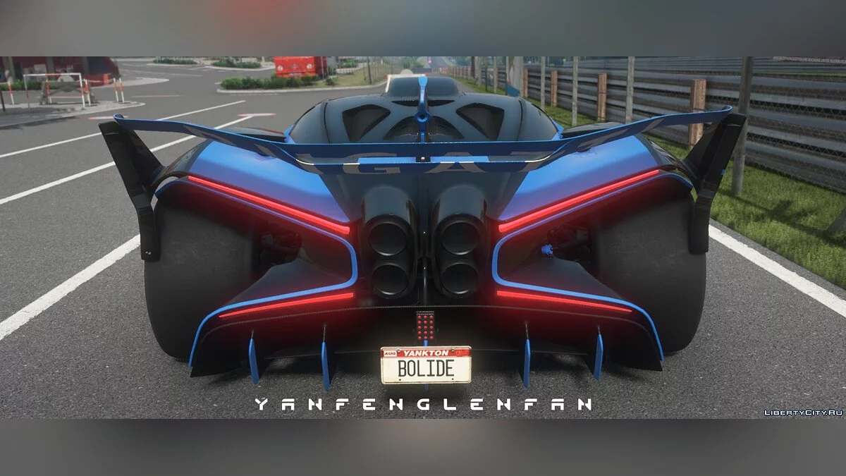 Bugatti Bolide Concept Car v1.6 / GTA 5