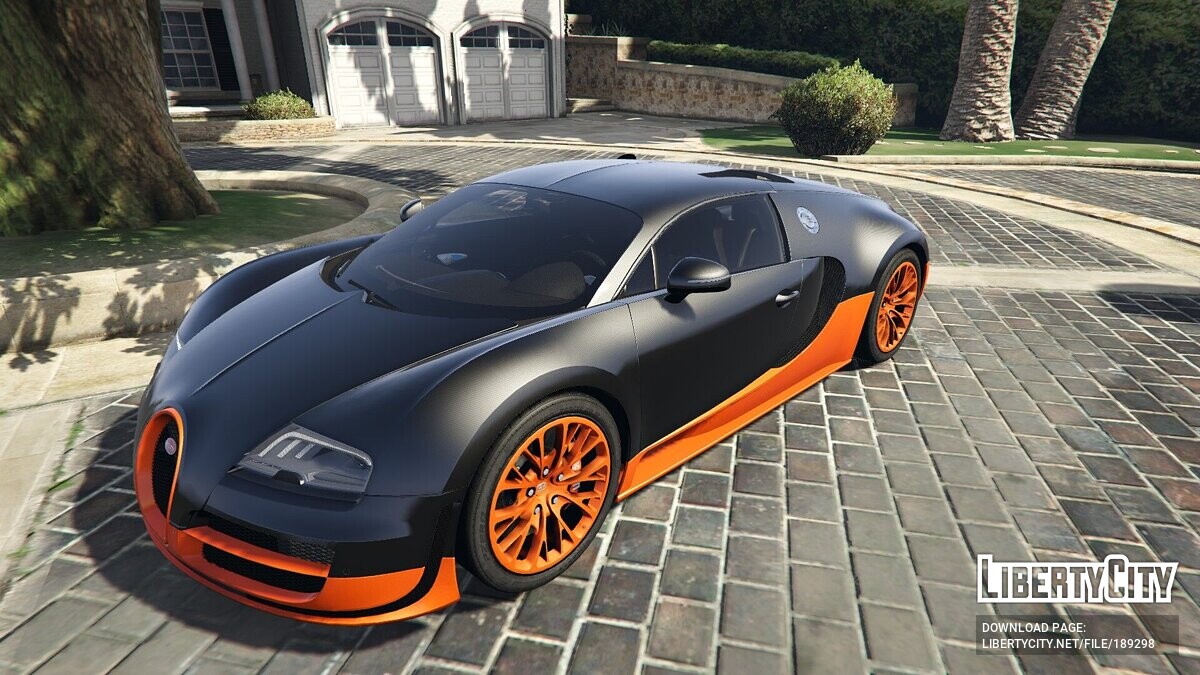 Скачать Bugatti Veyron Super Sport для GTA 5