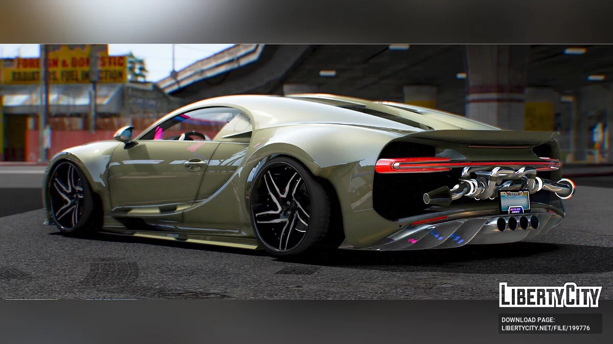 Bugatti Chiron TwinTurbo WB / GTA 5