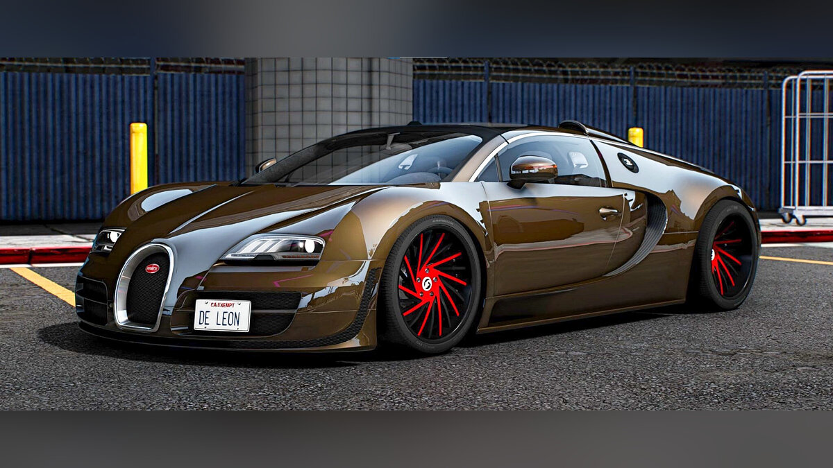 Скачать Bugatti Veyron для GTA 5