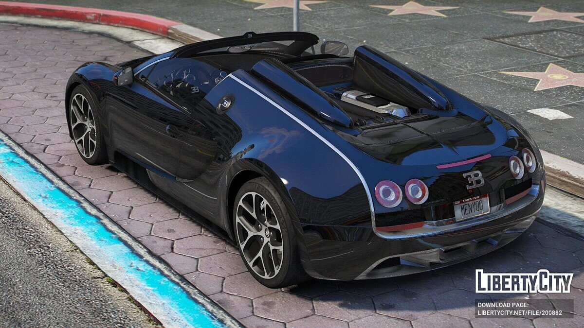 Скачать Bugatti Veyron для GTA 5