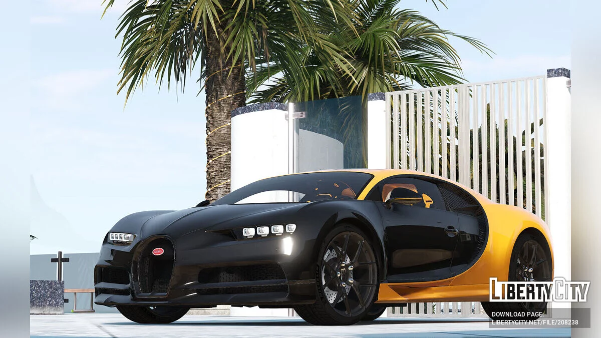 Bugatti Chiron 2018 v1.0 / GTA 5