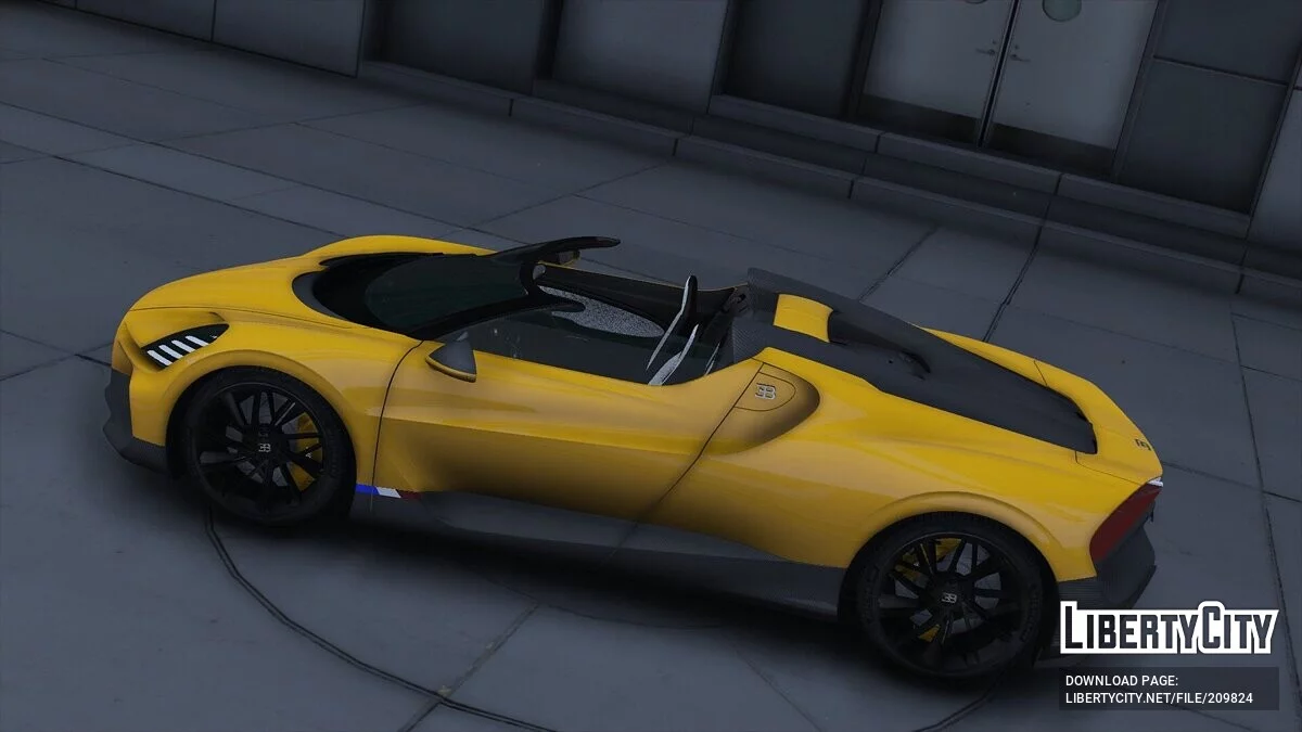 Bugatti W16 Mistral v1.1 / GTA 5