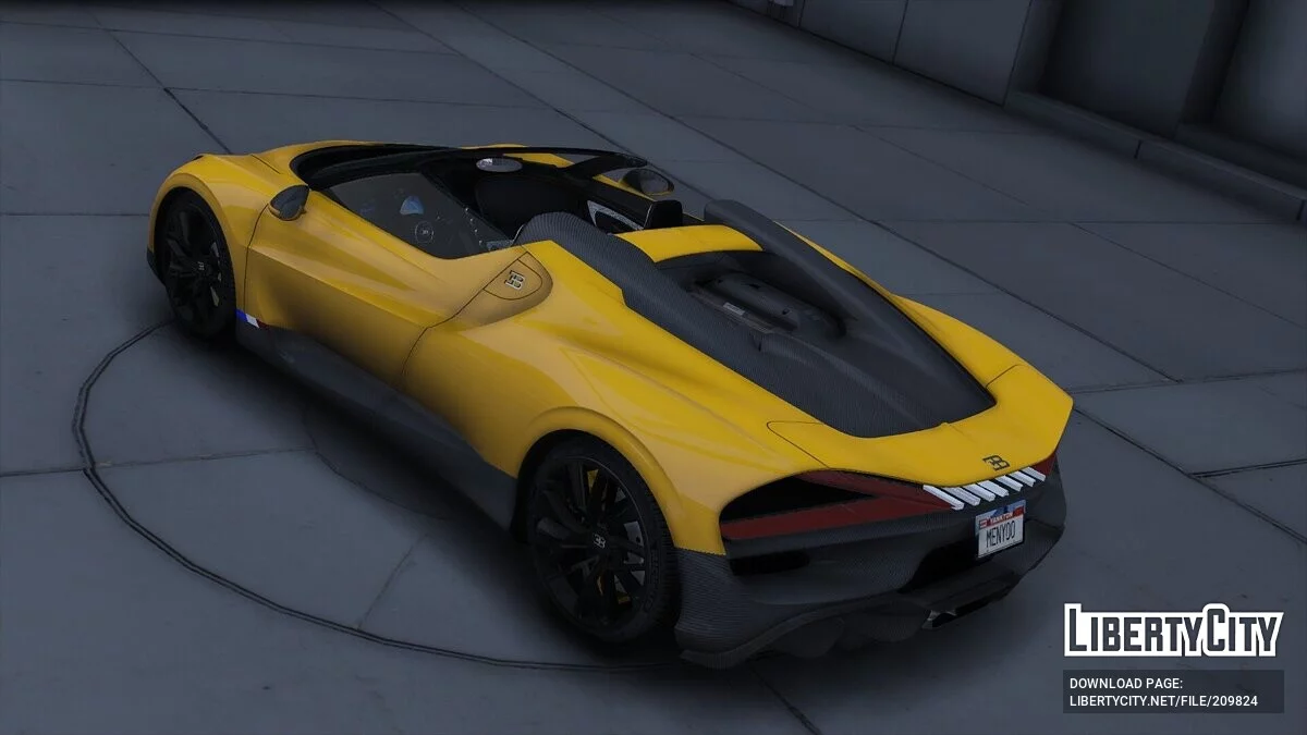 Bugatti W16 Mistral v1.1 / GTA 5