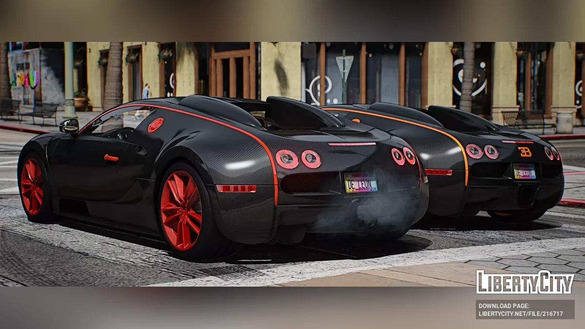 2008 Bugatti Veyron Linea Vincero dOro (Mansory) v2.0 / GTA 5