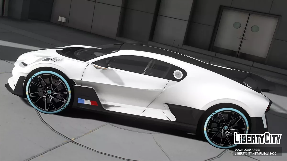 2019 Bugatti Divo Unmarked / GTA 5