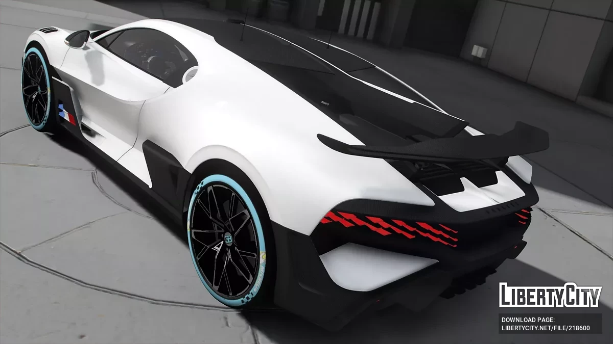 2019 Bugatti Divo Unmarked / GTA 5