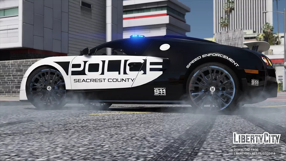 Bugatti Veyron | Hot Pursuit Police / GTA 5