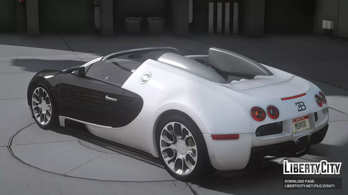 2011 Bugatti Veyron With F1 Plates / GTA 5