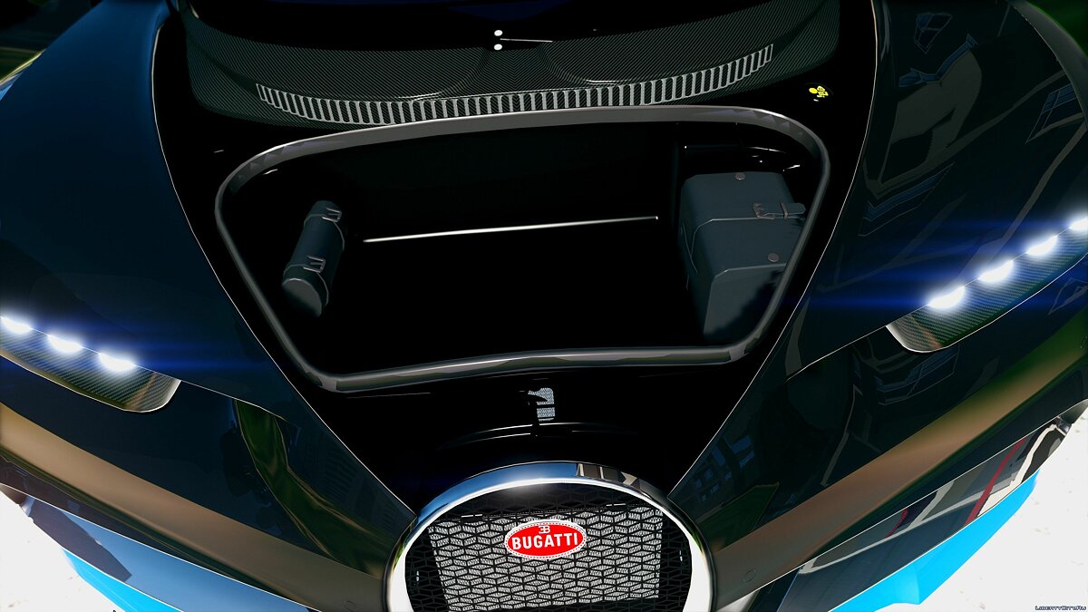 2017 Bugatti Chiron (Retextured) [Add-On / Replace | Auto Spoiler | HQ] 3.2 для GTA 5 - Картинка #9
