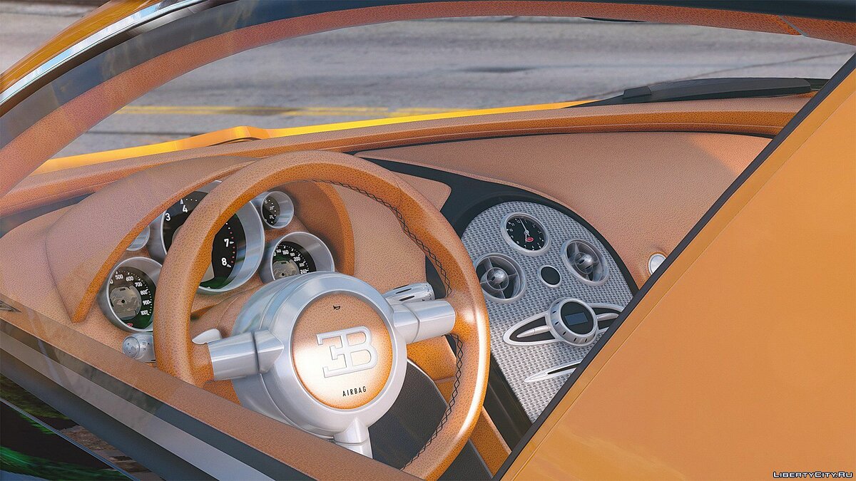 Bugatti Veyron 2009 [Add-On / Replace | Auto Spoiler | Animated] 1.1 для GTA 5 - Картинка #9