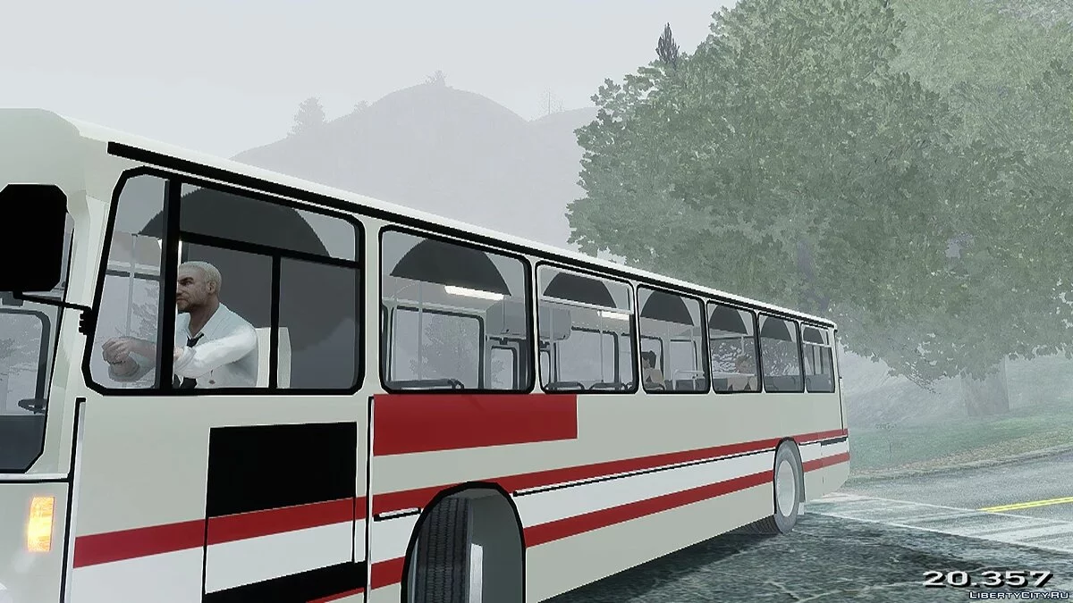 Rodoeste Mercedes Benz O305 PT Bus Mod / GTA 5