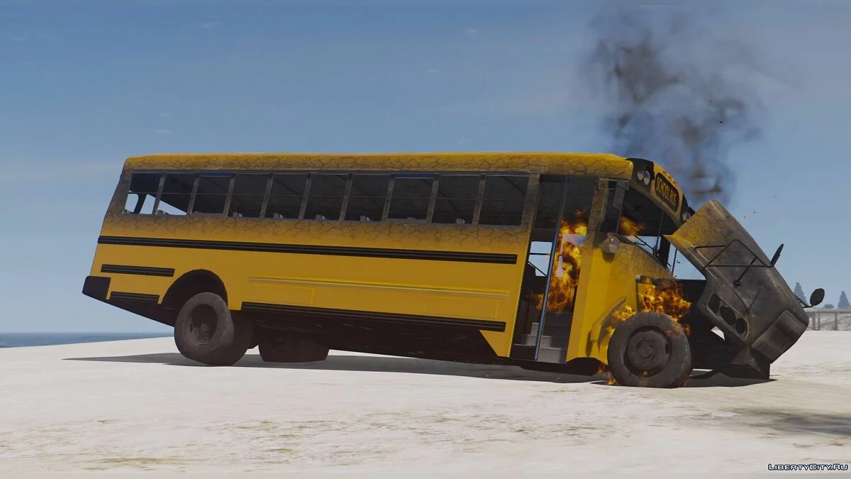 Caisson Elementary C School Bus [Add-On  Replace  Wipers] / GTA 5