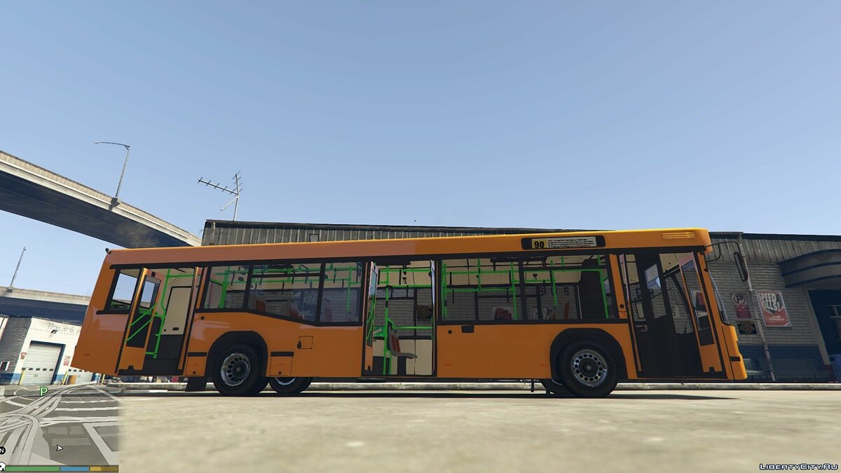 Скачать МАЗ (MAZ) 5295 Bus 1.8 для GTA 5