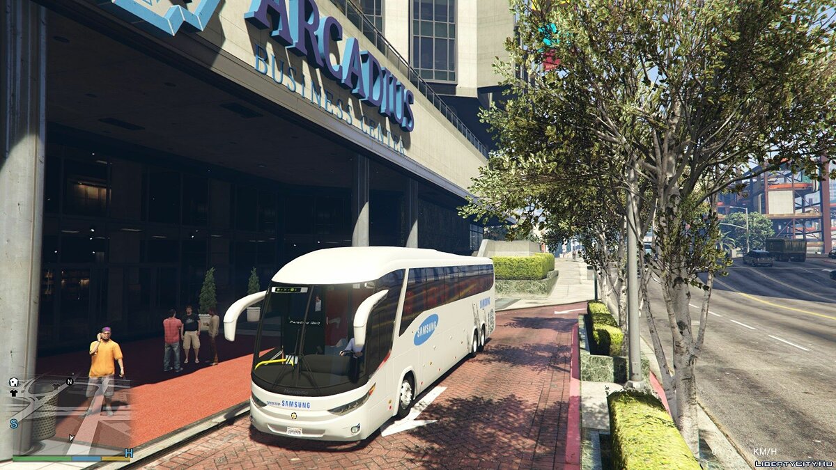 Скачать SAMSUNG electronics co.Ltd Shuttle bus 1.0 для GTA 5