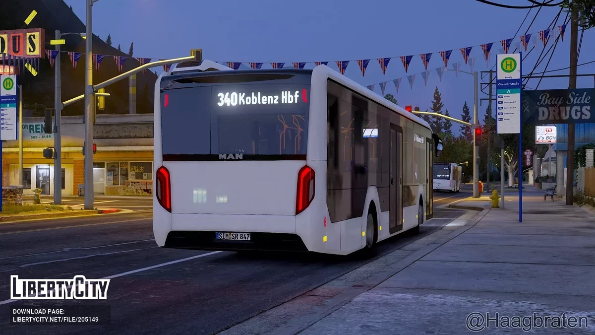 MAN Lion's City 12 Efficient Hybrid v1.3.1 / GTA 5