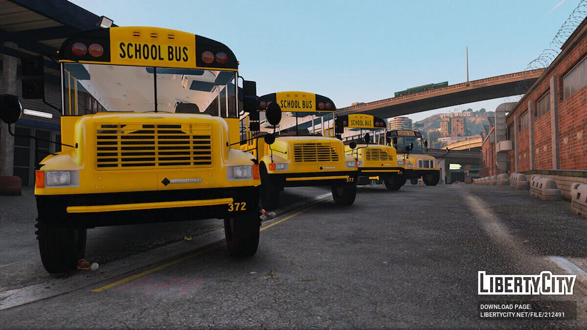 1999 International 3800 School bus / GTA 5
