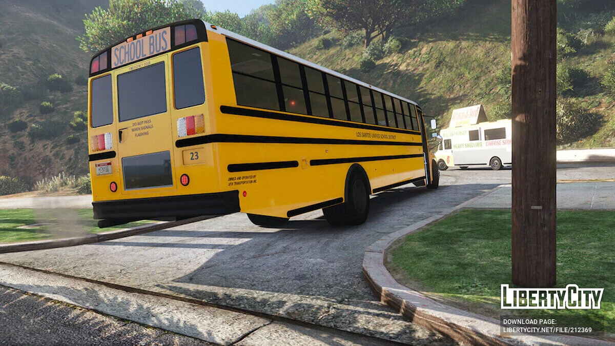 Thomas Built Freightliner C2 School Bus / GTA 5