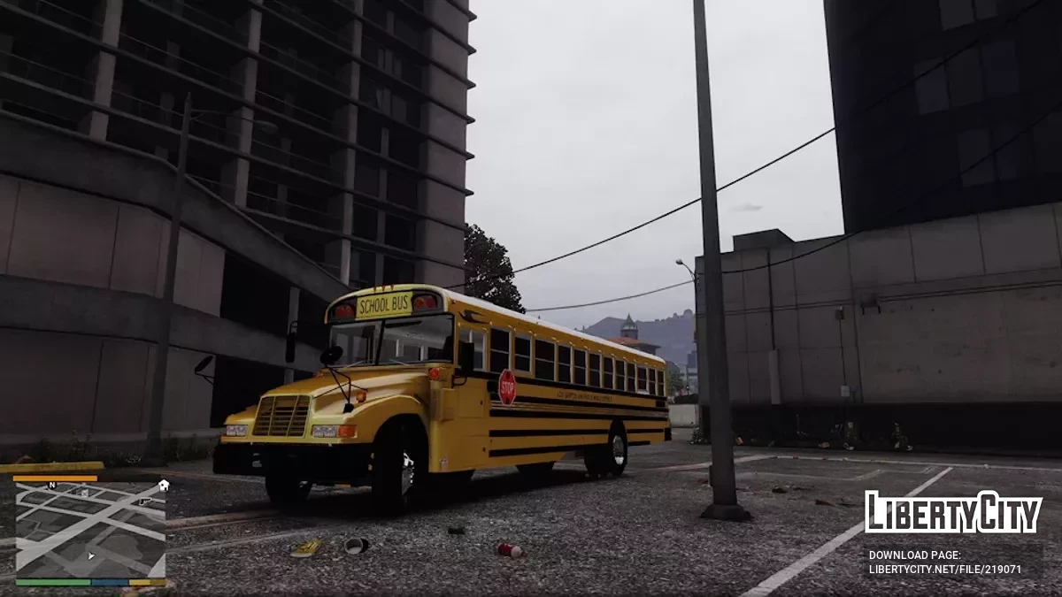 2005 Blue Bird Vision Addon ELS / GTA 5