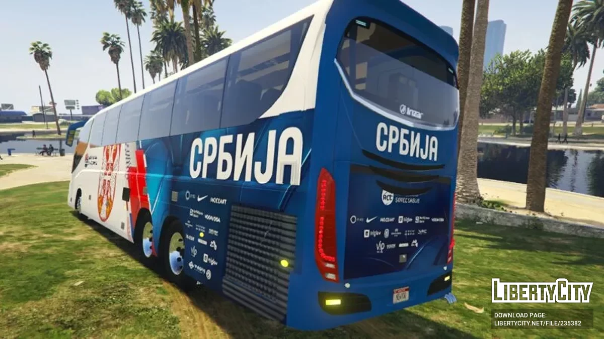 IRIZAR I8: Košarkaški savez Srbije — KSS Srbija | Basketball Federation of Serbia [Replace] / GTA 5