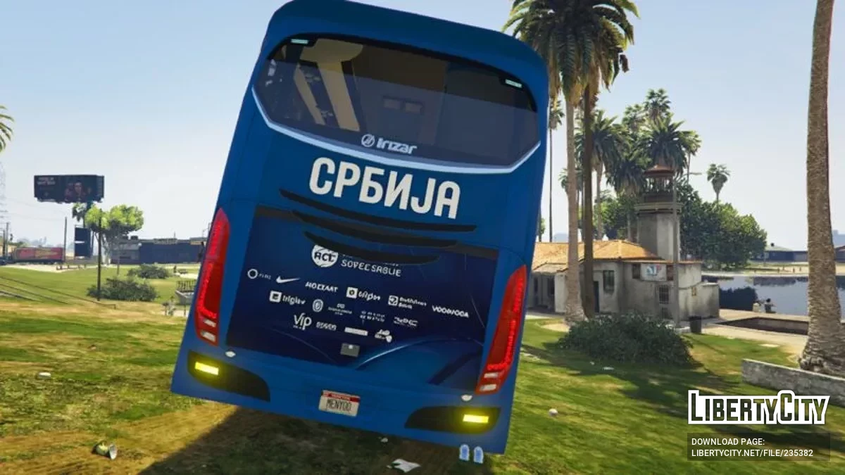 IRIZAR I8: Košarkaški savez Srbije — KSS Srbija | Basketball Federation of Serbia [Replace] / GTA 5