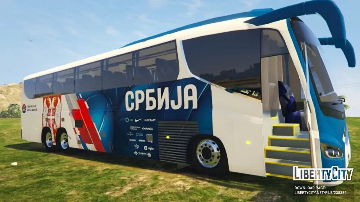 IRIZAR I8: Košarkaški savez Srbije — KSS Srbija | Basketball Federation of Serbia [Replace] / GTA 5