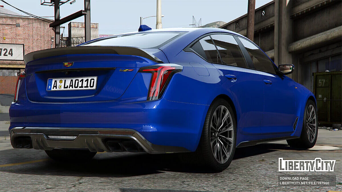 Cadillac CT5V Blackwing 2022 v1.0 / GTA 5