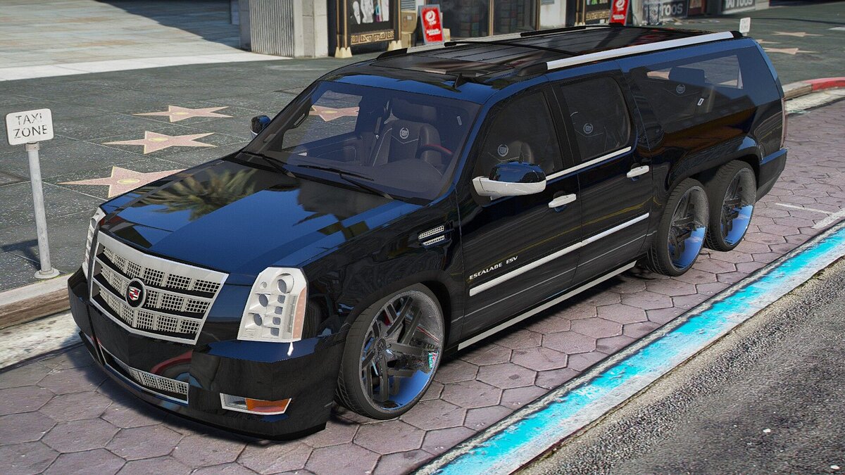 Скачать Cadillac Escalade ESV 6x6 для GTA 5