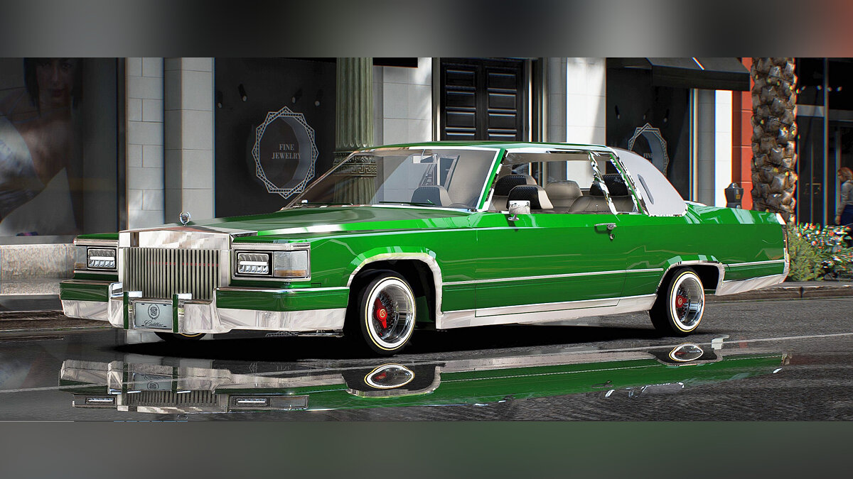 Скачать Cadillac Fleetwood Lowrider для GTA 5