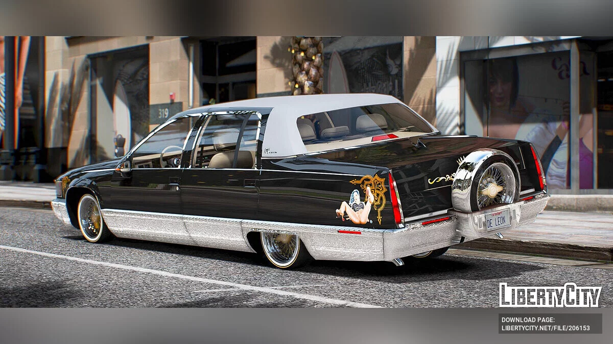 Cadillac Fleetwood Lowrider Monalisa / GTA 5