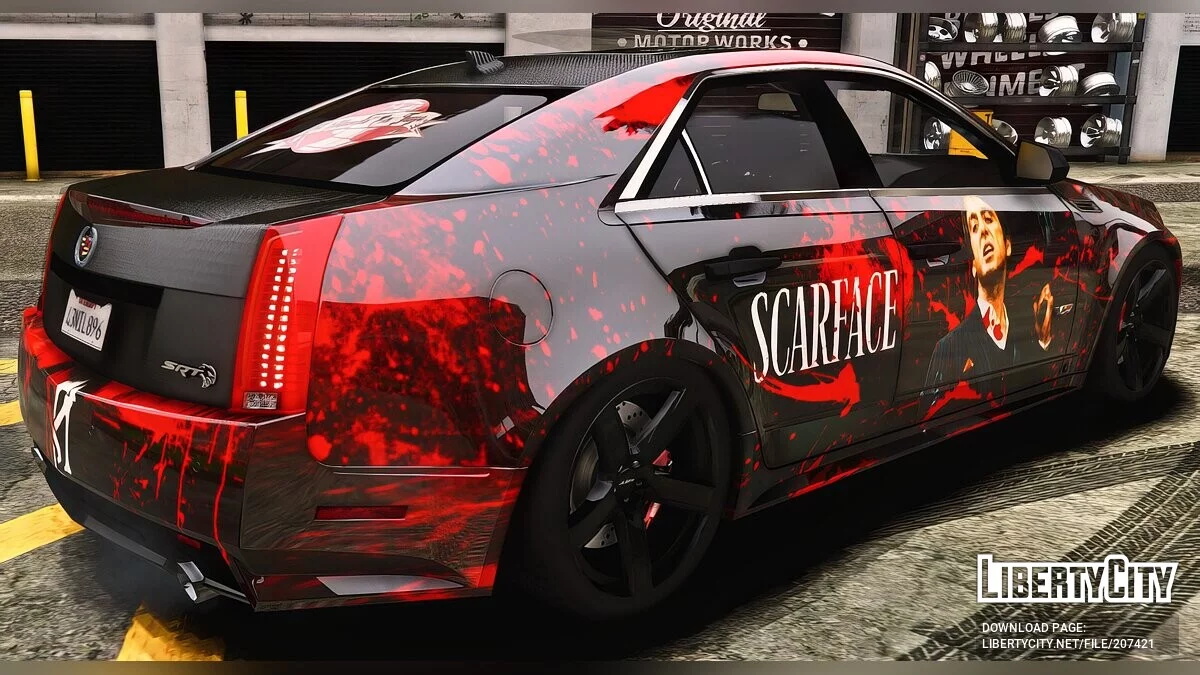Caddilac CTS-V SRT Hellcat Custom Scarface / GTA 5