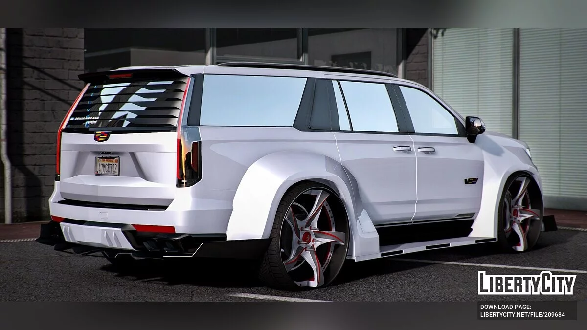Custom Widebody Cadillac Escalade Fully Bulletproof / GTA 5