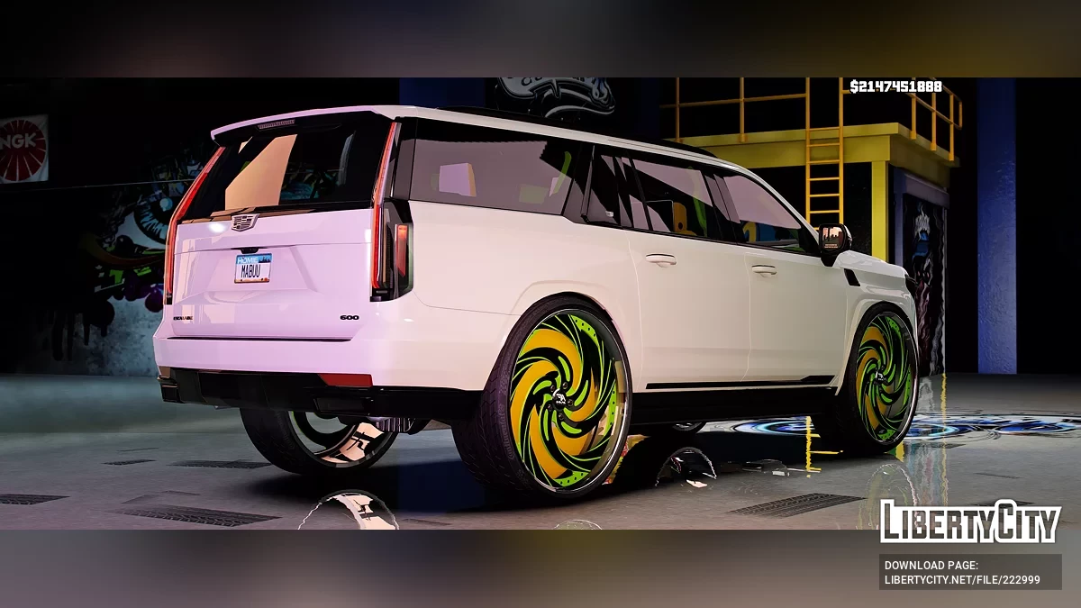 Cadillac Escalade Concept on floaters Donk 2025 / GTA 5