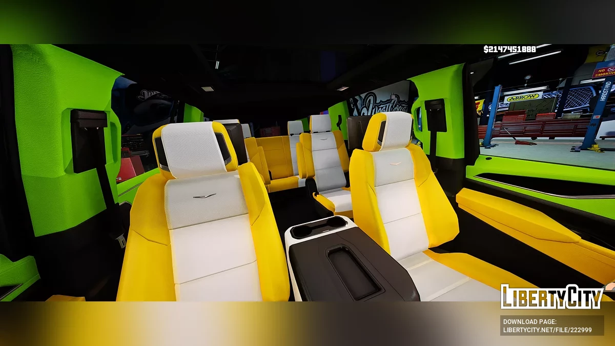 Cadillac Escalade Concept on floaters Donk 2025 / GTA 5