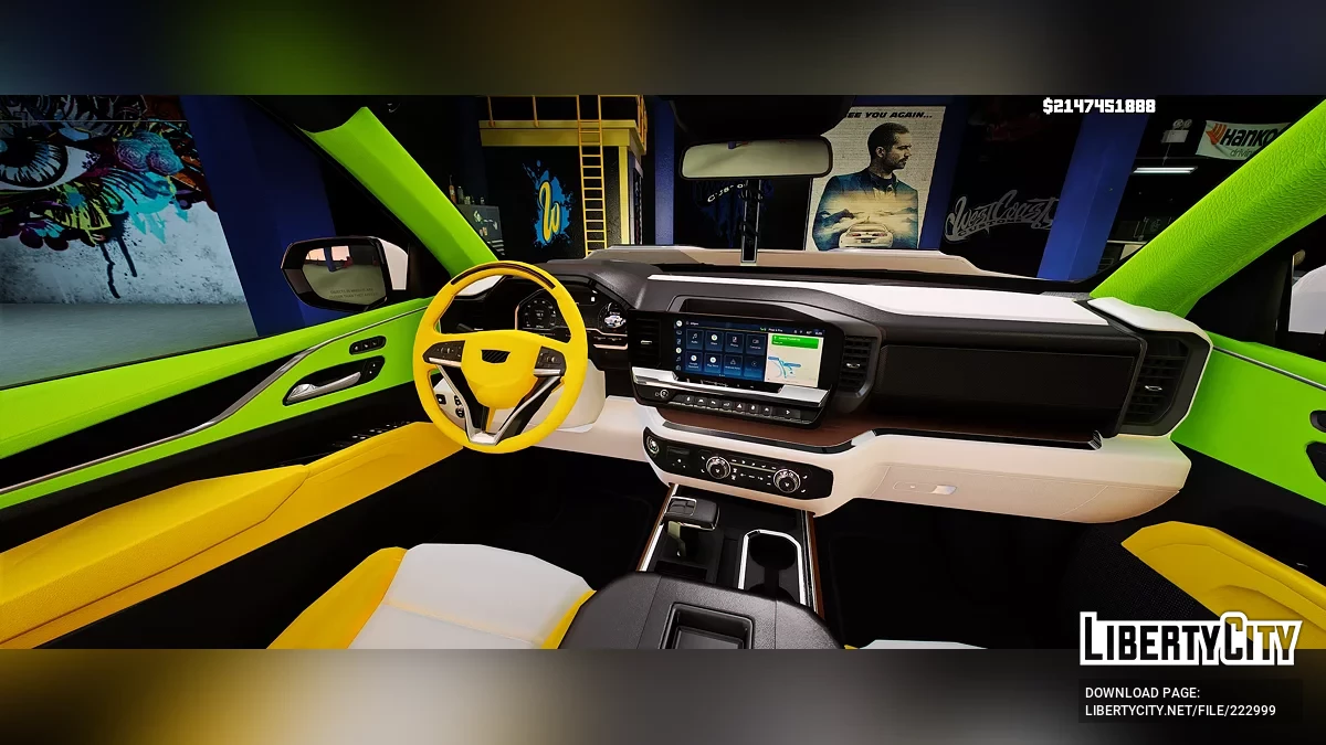 Cadillac Escalade Concept on floaters Donk 2025 / GTA 5