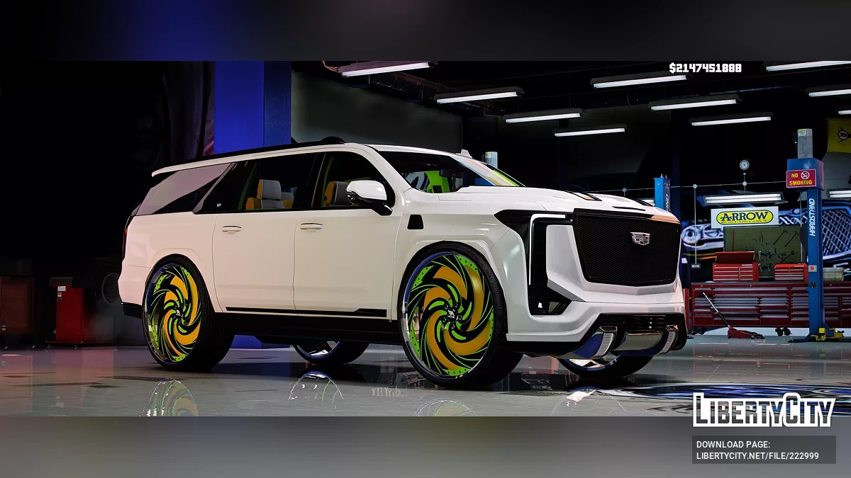 Cadillac Escalade Concept on floaters Donk 2025 / GTA 5