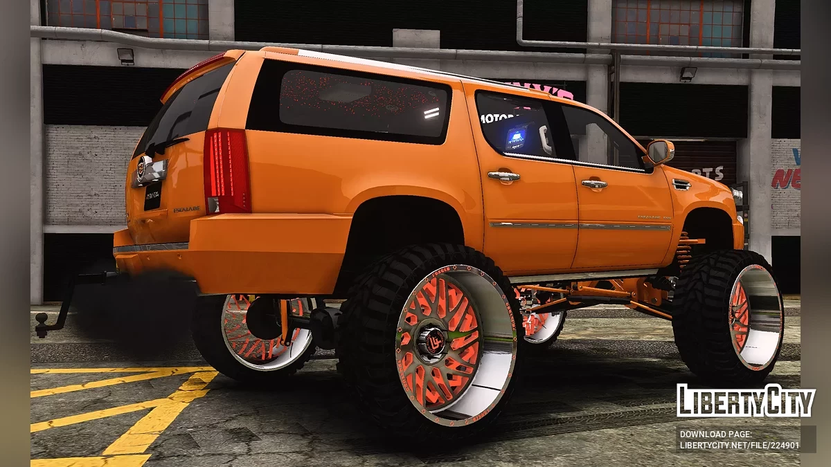 Custom Tuned Lifted Cadillac Escalade ESV Widebody On Corleone Forged Wheels / GTA 5