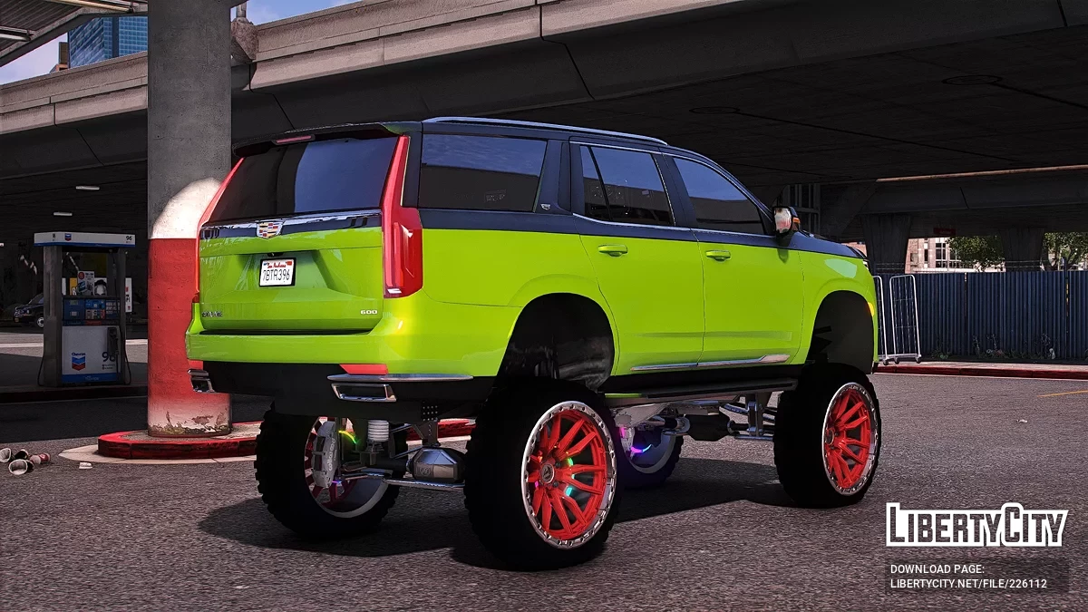 Lifted Cadillac Escalade 4x4 / GTA 5