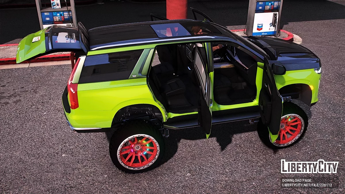 Lifted Cadillac Escalade 4x4 / GTA 5