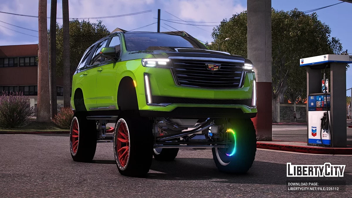 Lifted Cadillac Escalade 4x4 / GTA 5