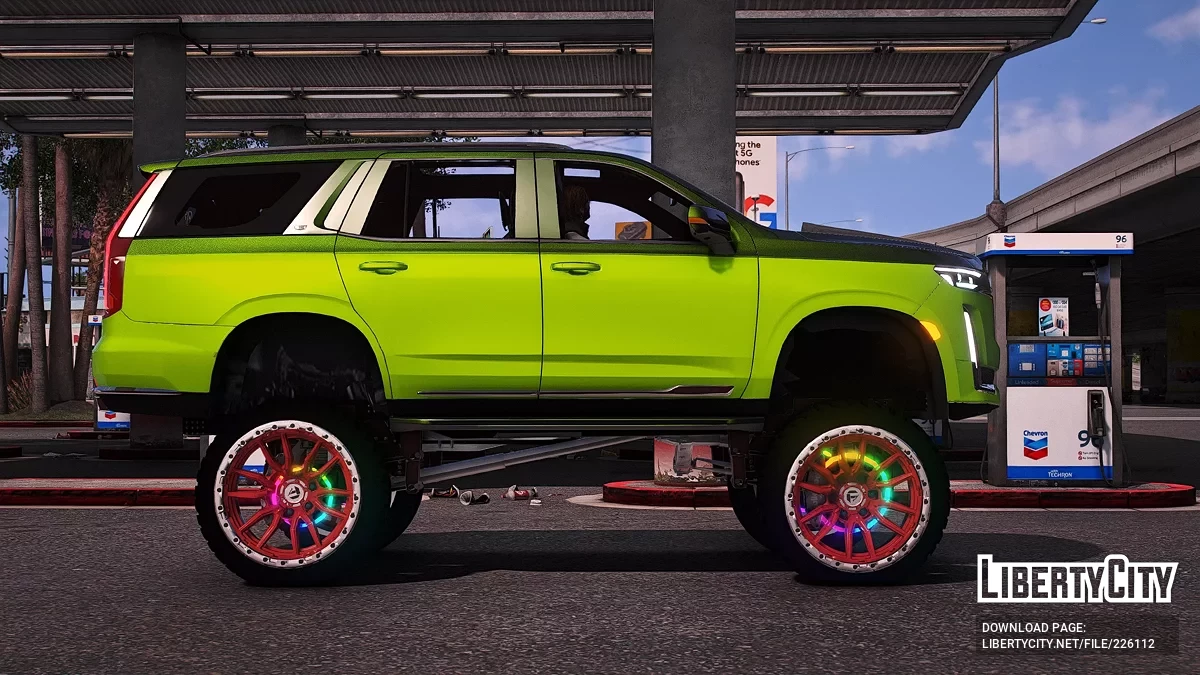 Lifted Cadillac Escalade 4x4 / GTA 5
