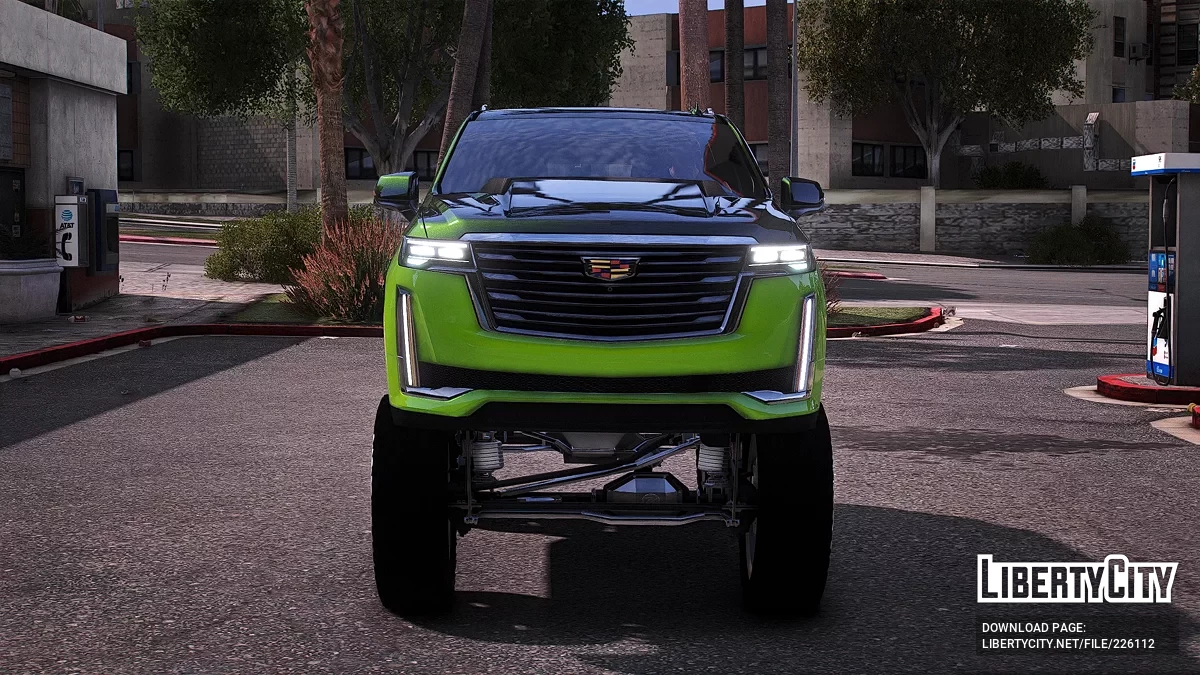 Lifted Cadillac Escalade 4x4 / GTA 5