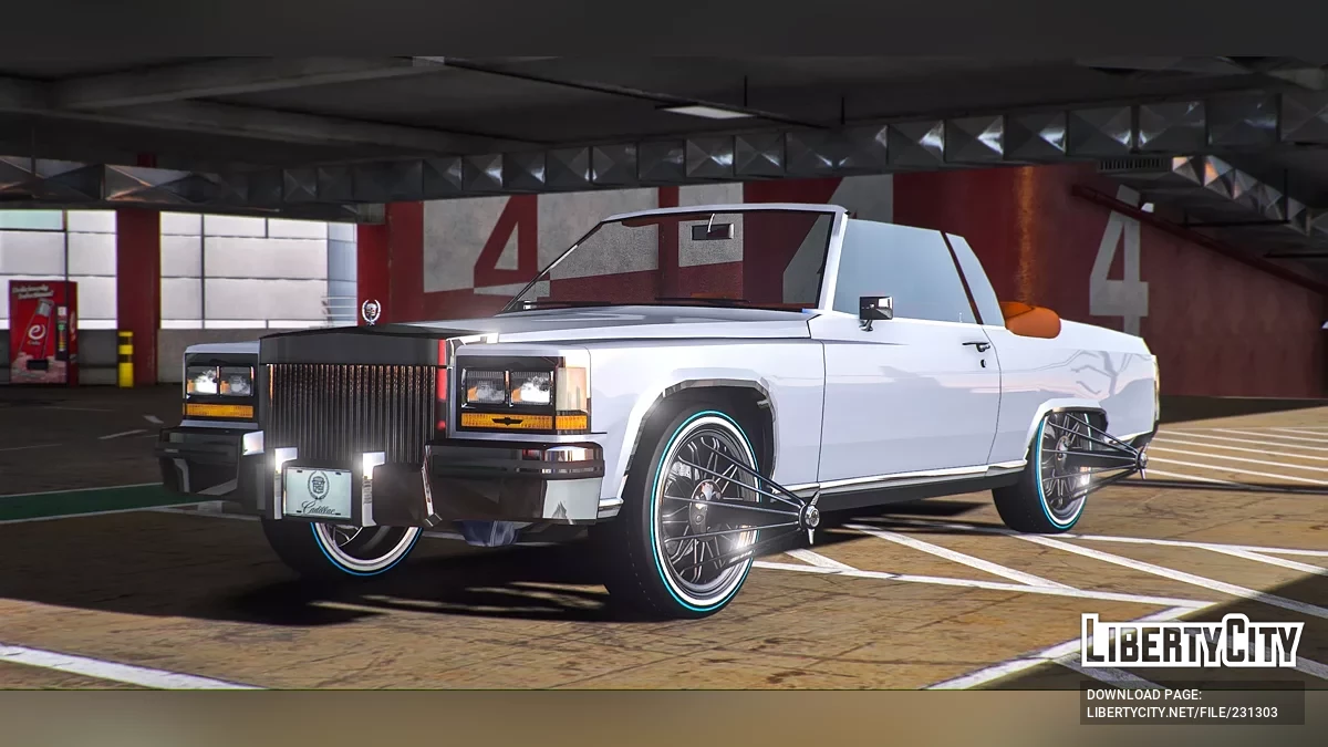 Cadillac Deville Cabrio 1985 Swangas / GTA 5